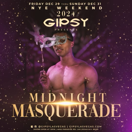 Gipsy Presents Midnight Masquerade - NYE 2024!