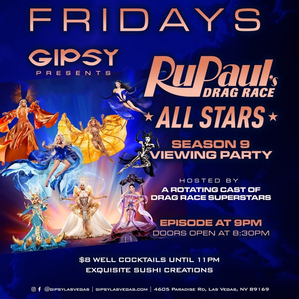 0501 GIPSY PRESENTS  RUPAUL’S DRAG RACE ALL STARS VIEWING PARTY
