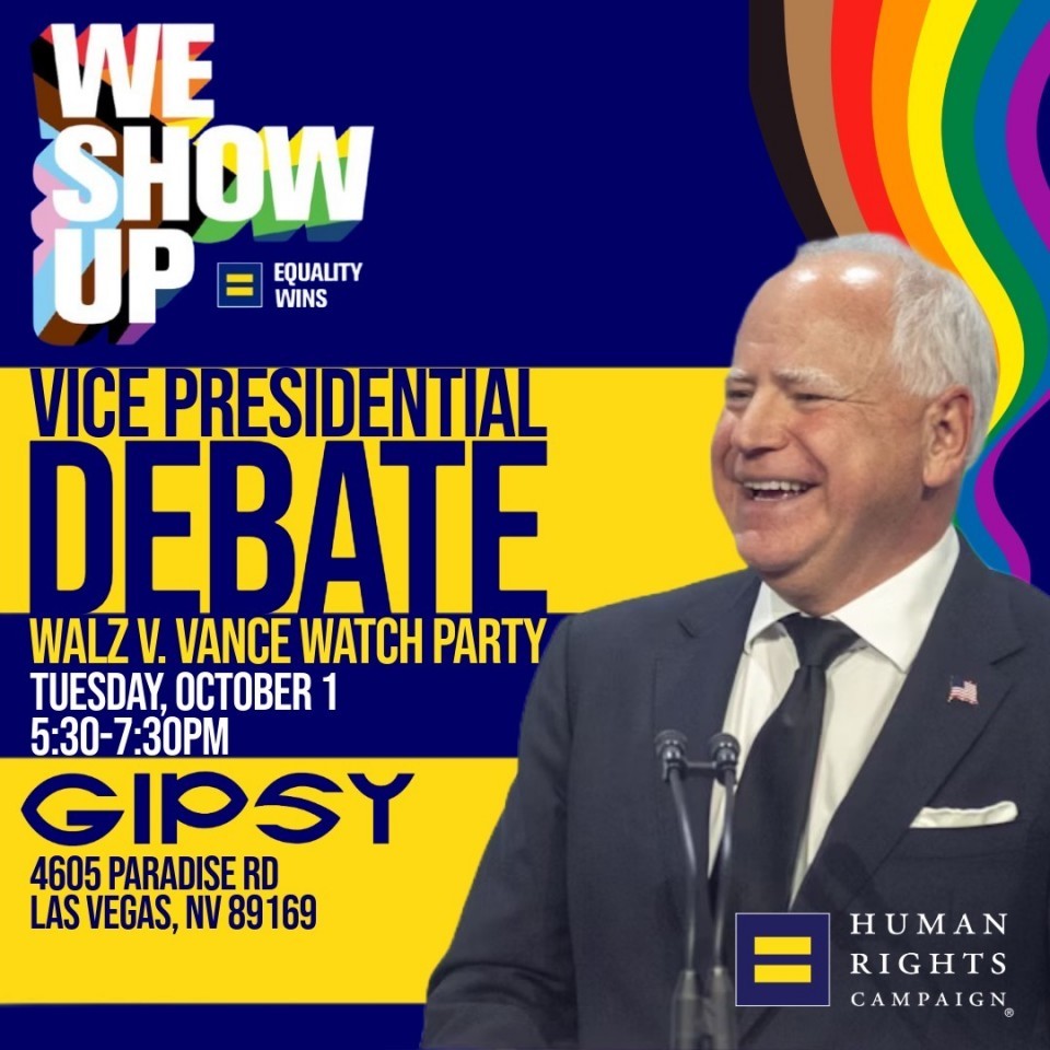 Vice Presidential Debate Watch Party at Gipsy Nightclub, Presented by the Human Rights Campaign Las Vegas