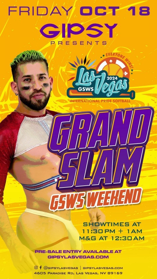 Grand Slam – Gay Softball World Series (GSWS) Weekend