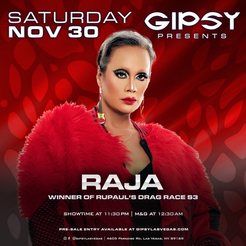 Gipsy Presents: DRAG - Special Guest Raja