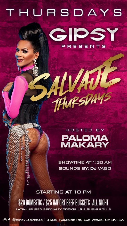 2024-12-25 - Gipsy Presents: Latin Night - Salvaje Thursdays