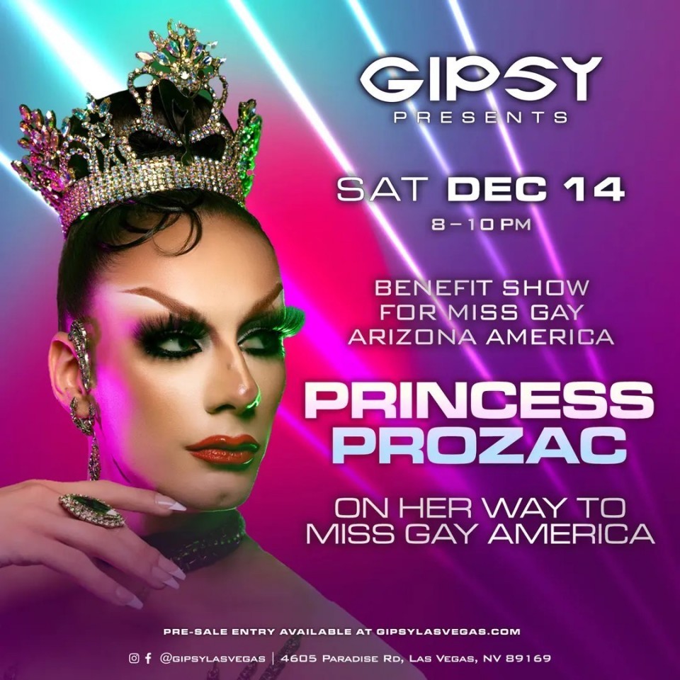 Gipsy Presents: Princess Prozac Benefit Show for Miss Gay  Arizona America