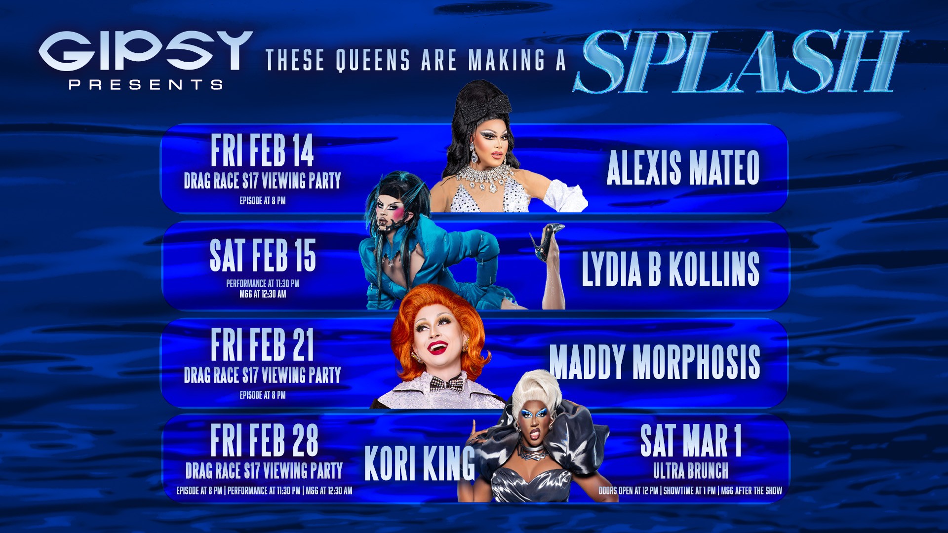 Gallery 00 - Weekly Lineup (Drag Queens)