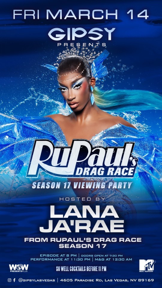 2025-03-13 - 0404  GIPSY PRESENTS: RUPAUL'S DRAG RACE S17 VIEWING PARTY