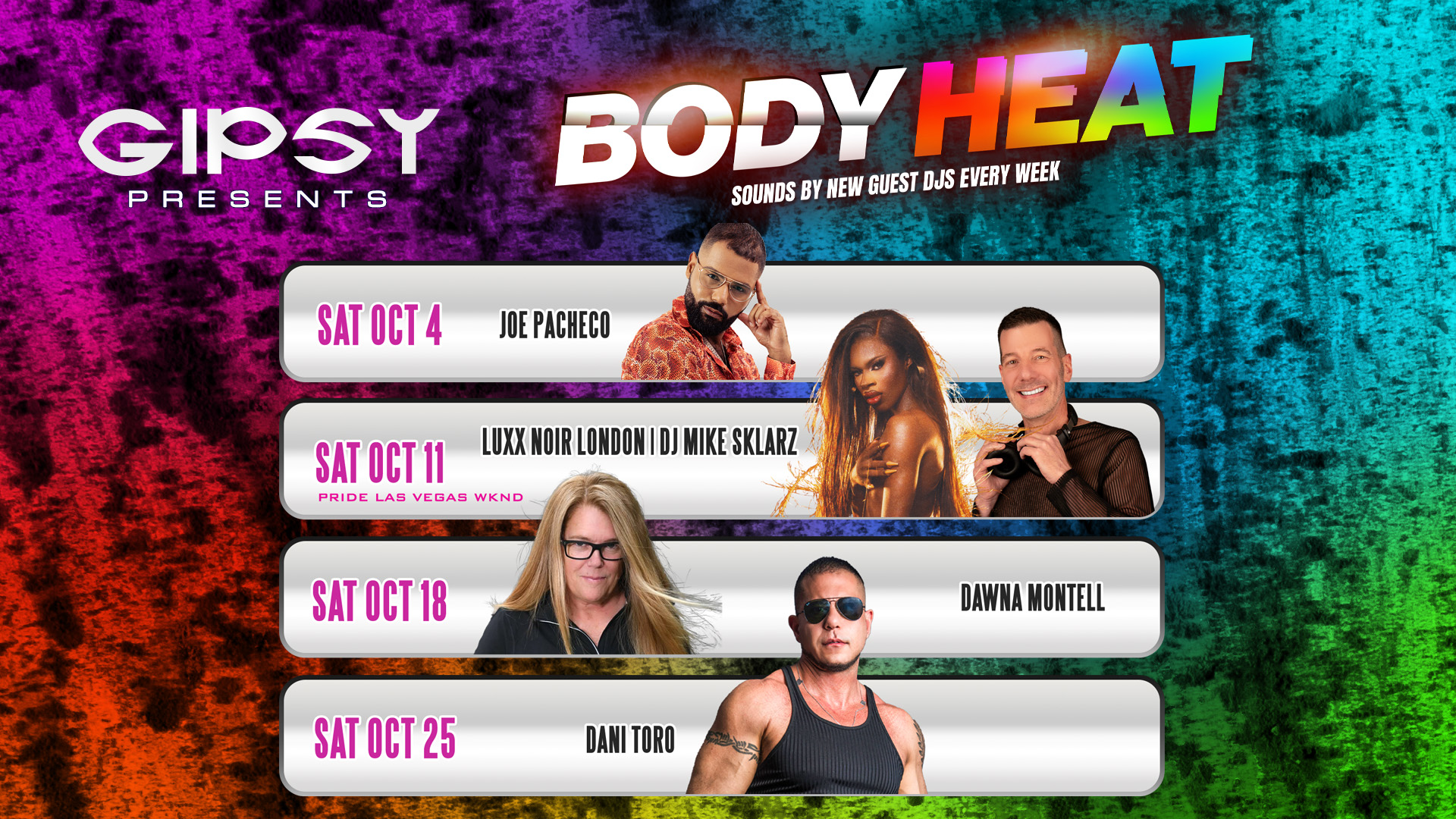 Gallery 00 - Weekly Lineup (DJ's)